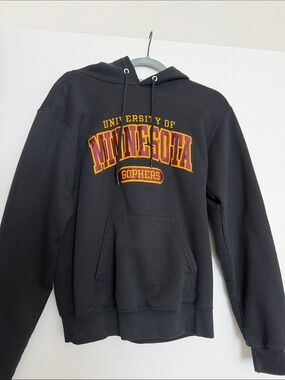 Champion University of Minnesota Gophers Black Hooded Sweatshirt